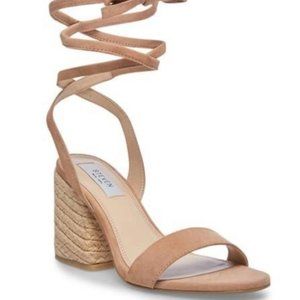 Steve Madden Women's Yasi Ankle Wrap Dress Sandals, 9.5